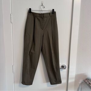 Theory Olive Green trousers